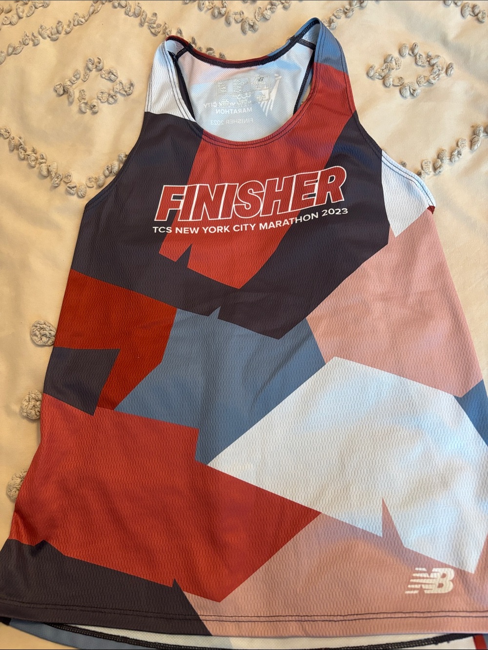 New Balance Multicolor Finisher Marathon Singlet